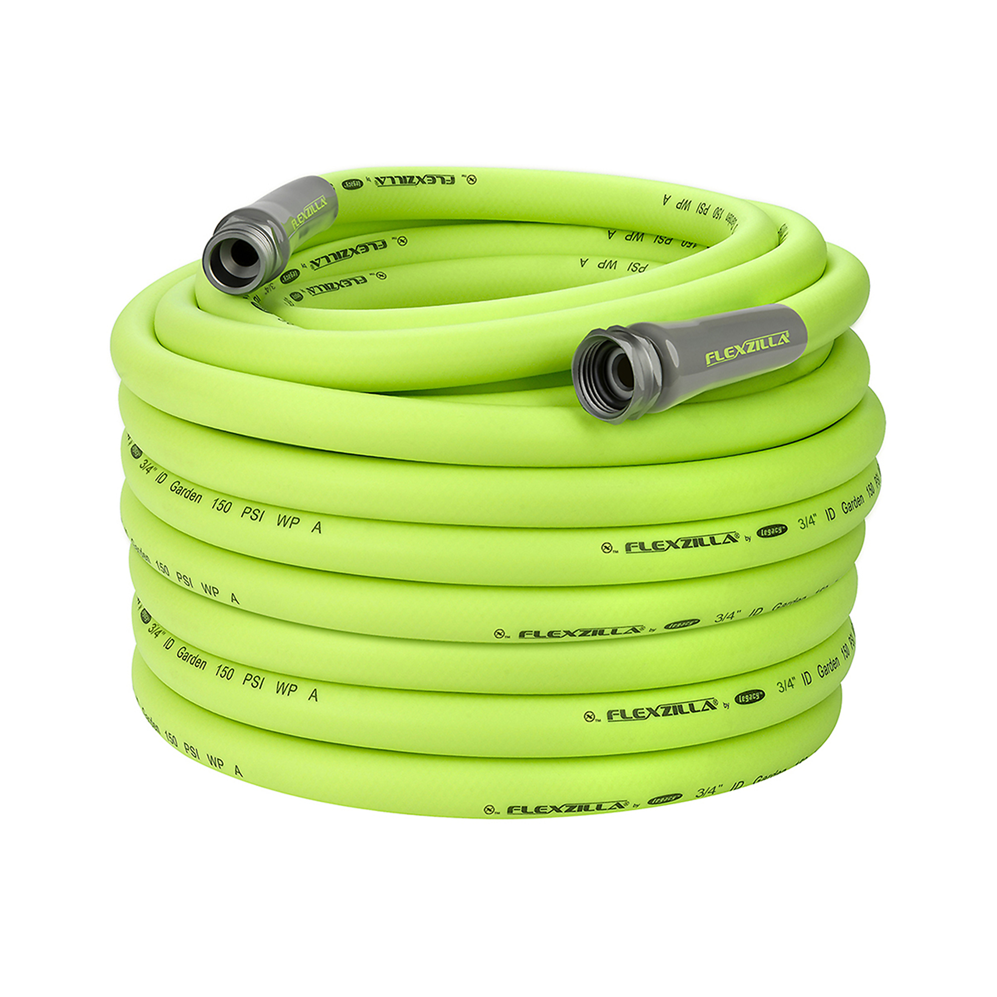 Legacy Flexzilla Garden Hose, 3/4in. x 100ft., 150 PSI Max, ZillaGreen™, Model# HFZG6100YW-E